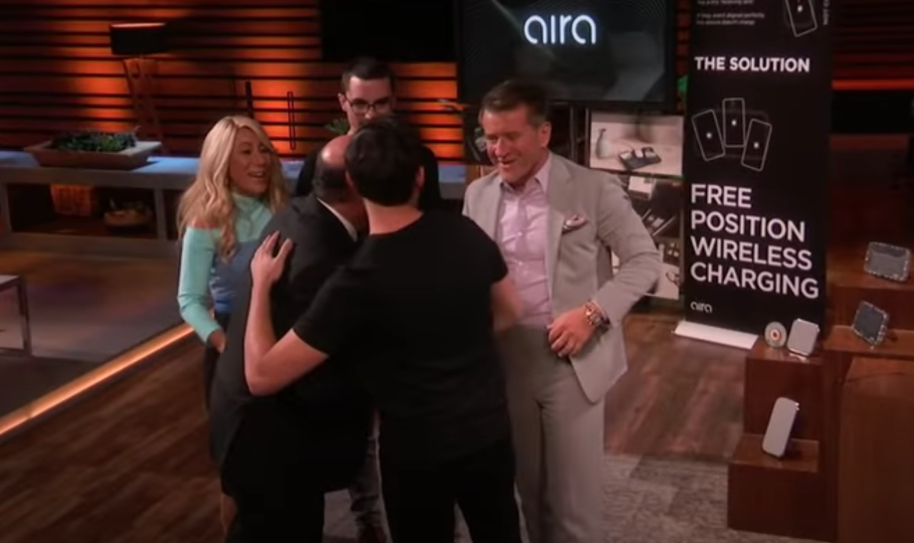 Aira after 500K deal on Shark Tank & wireless charging deal with Nomad