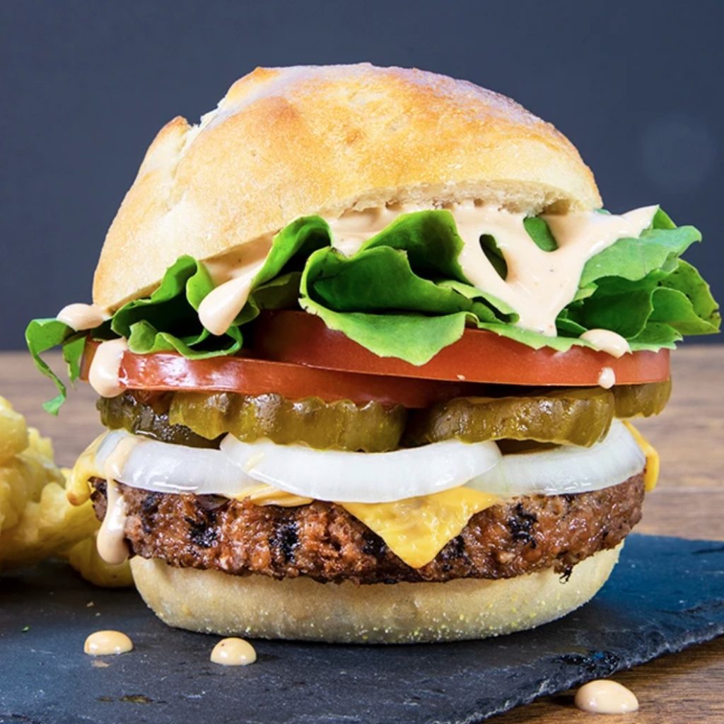 Everything Legendary plant-based burgers